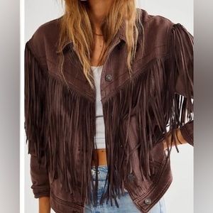 Free People (We The Free) After Hours Fringe Jacket, worn 1x, L